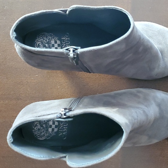 Vince Camuto gray suede booties - Picture 7 of 11